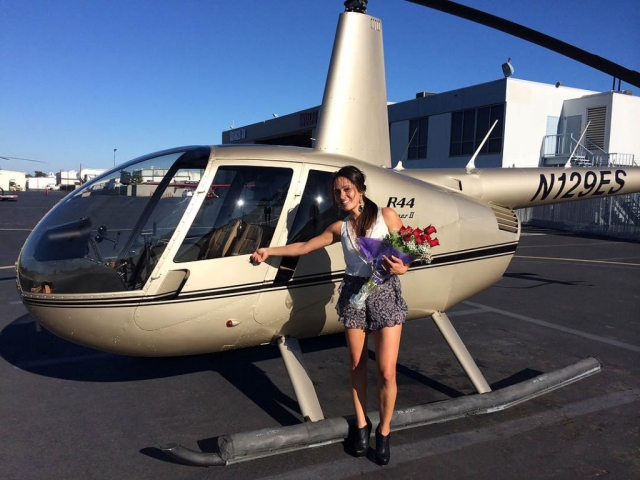 Love is in the air. Los Angeles Helicopter Tours.