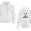 white hoodie vibe
