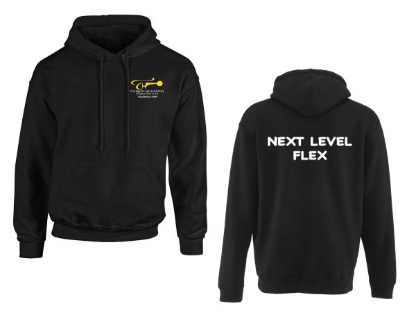 black hoodie - Next level flex